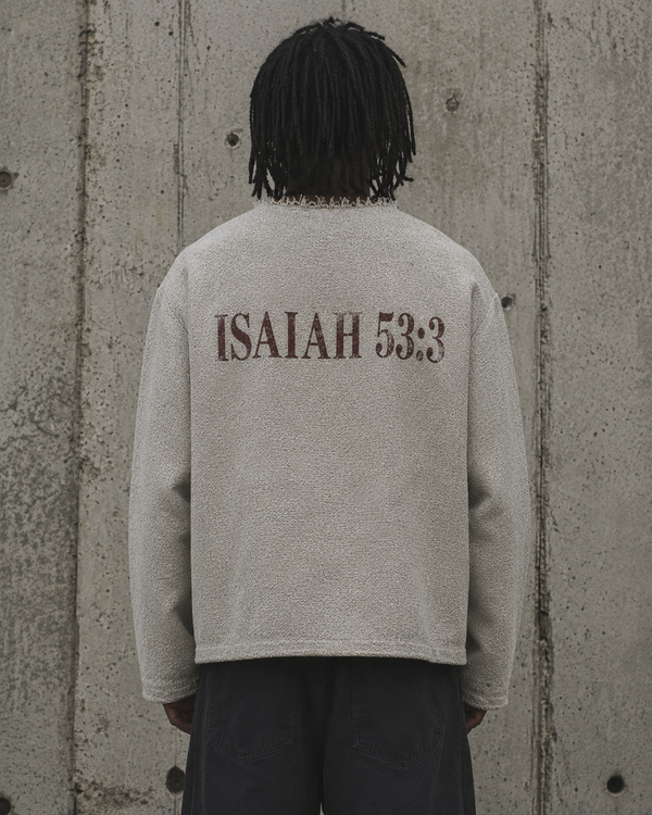 Man of Sorrows - Jesus Tapestry — woven tapestry knit, Drop 001