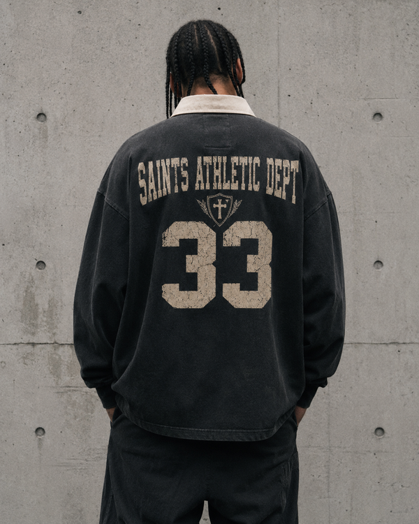 Saints Athletic Rugby — club-coded heavyweight rugby, Drop 001