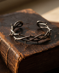 Thornwrap — silver thorn-wrap cuff (crown of thorns)