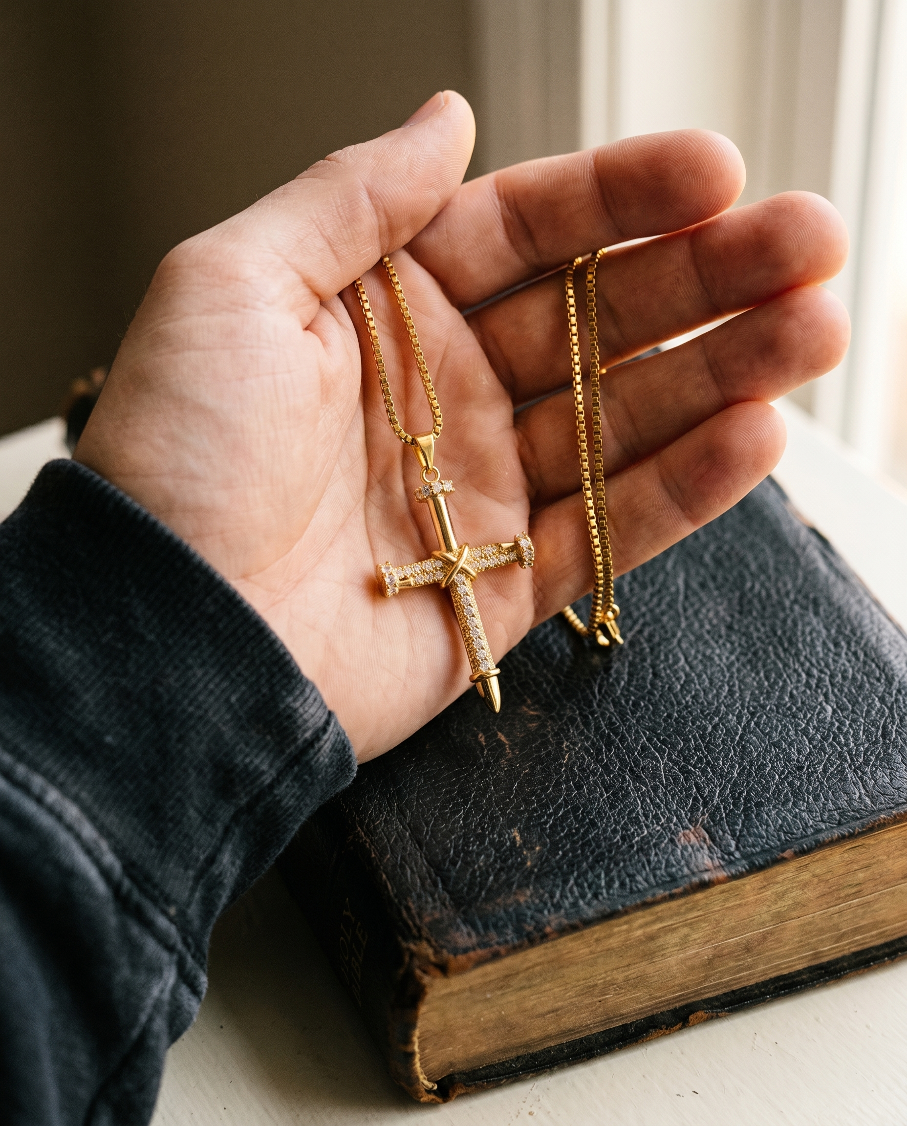 Relic — plain gold latin cross