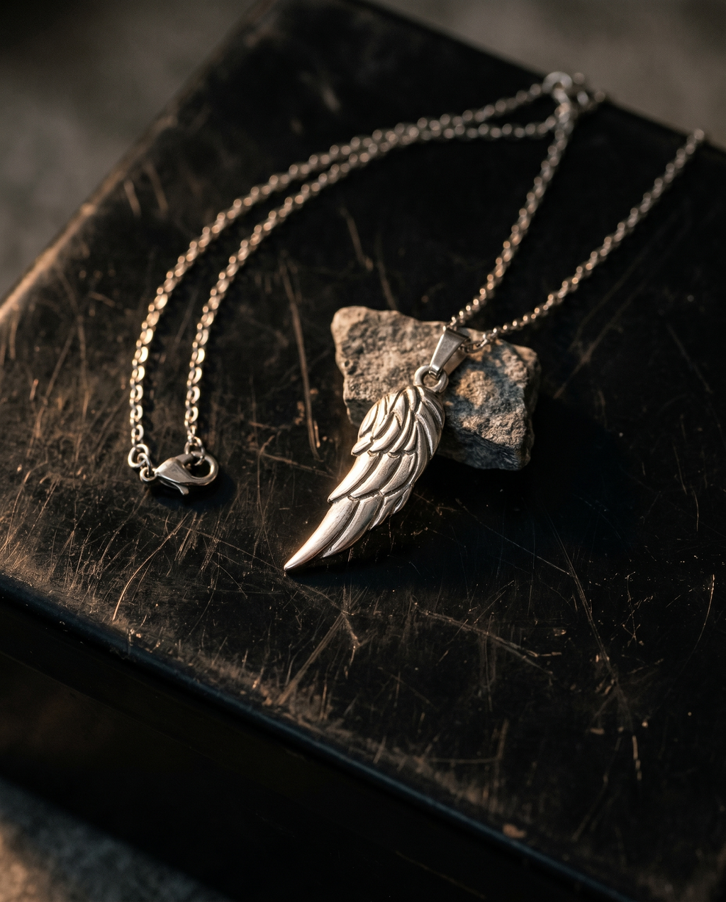 Guardian — mixed single angel wing/feather