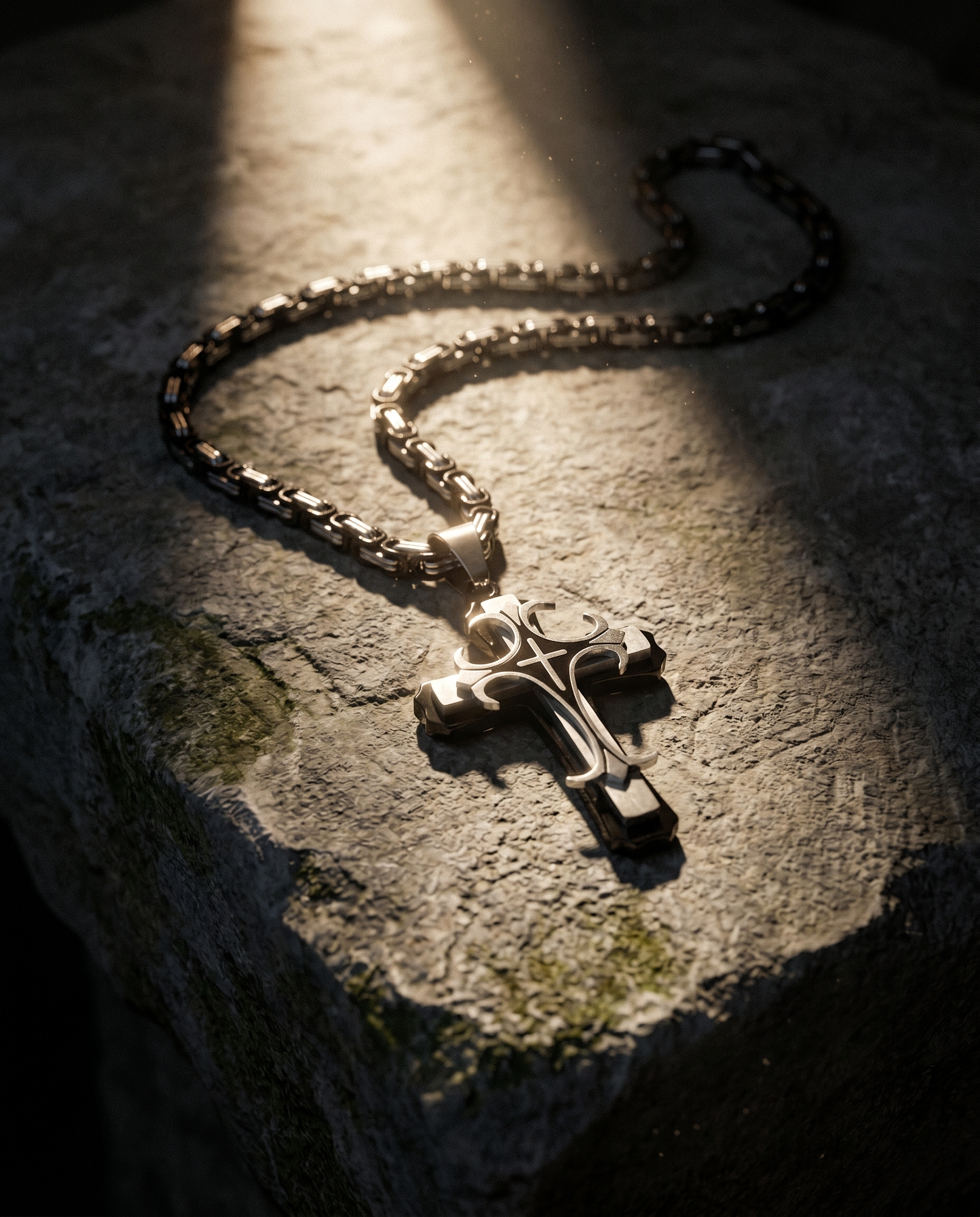 Nightfall — black tribal/filigree dark cross
