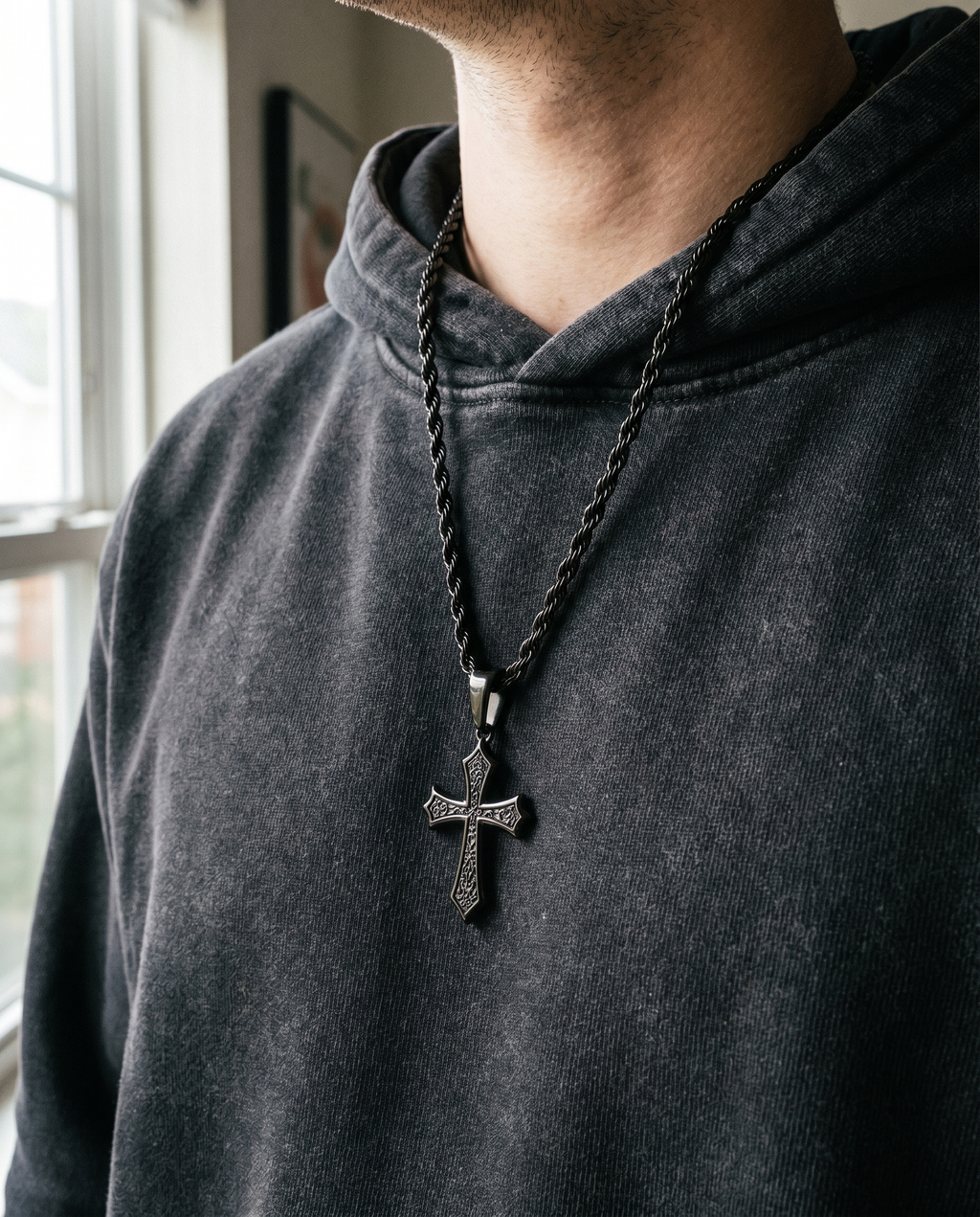 Herald — gold ornate budded/gothic cross