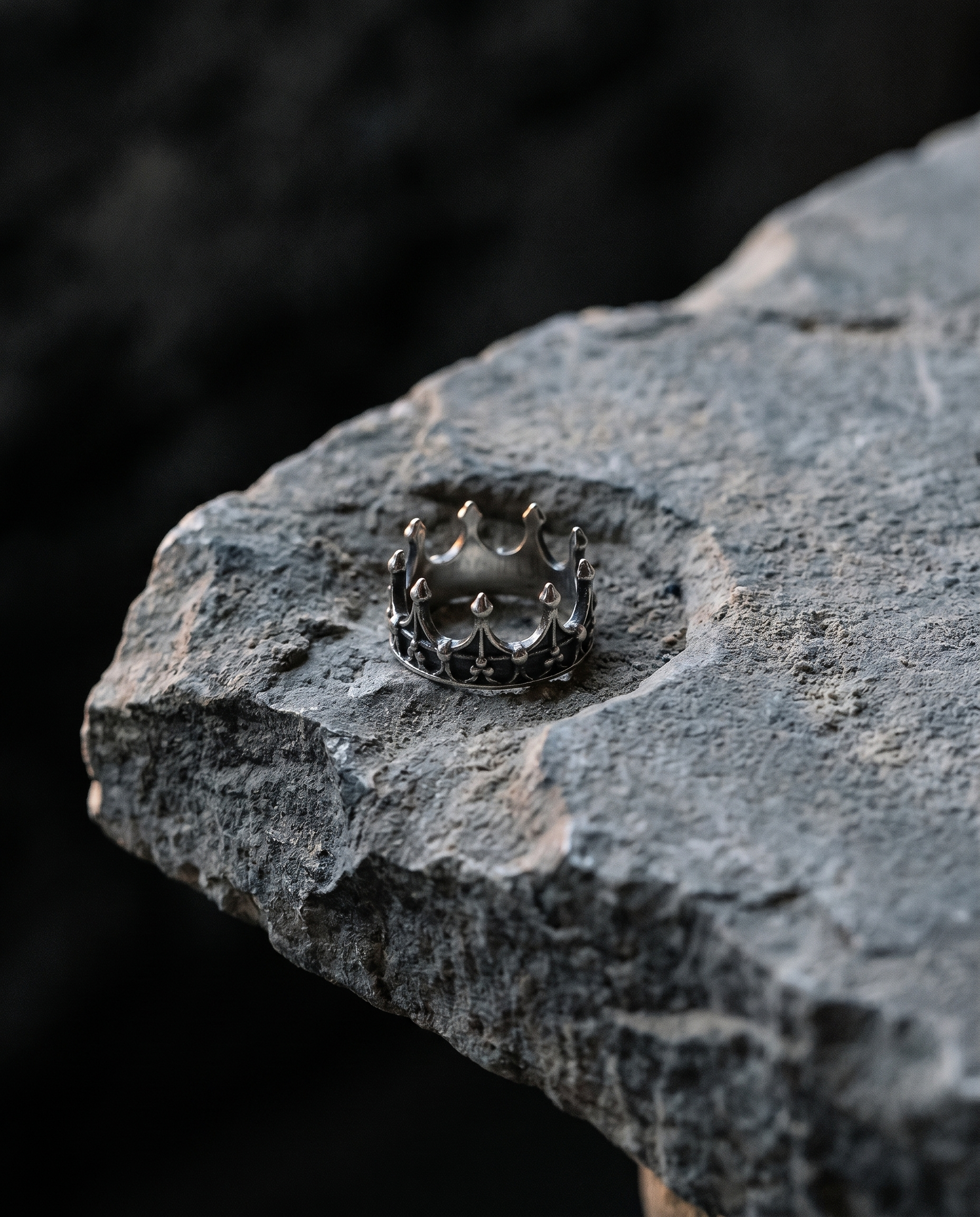 Diadem — silver openwork ROYAL CROWN band